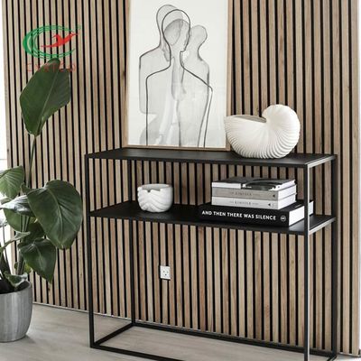 Geruchloses dauerhaftes akustisches Wand die hölzernen, akustischen hölzernen Latten-Innenwände