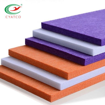Geruchlose stabile akustische Holzfaserplatte, Mehrfarben-Polyester-Schallabsorption