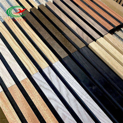 Ungiftige akustische Latten-Wand Mildewproof, erhitzen hölzerne Lattenisolierplatte