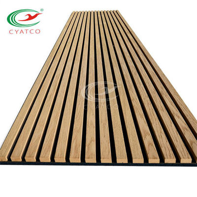 Decken-Holz-akustisches Wände praktisches MDF-Polyester-Material