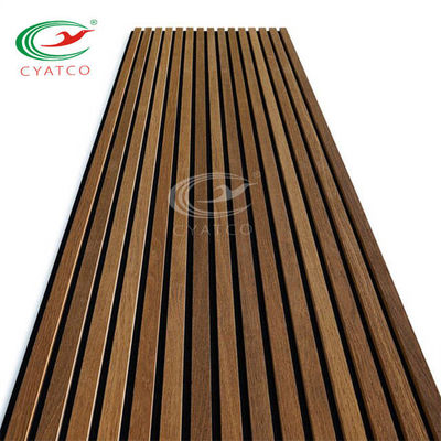 Decken-Holz-akustisches Wände praktisches MDF-Polyester-Material