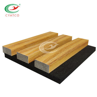 Dekoratives Furnierholz-akustische Latten-Wand haltbar