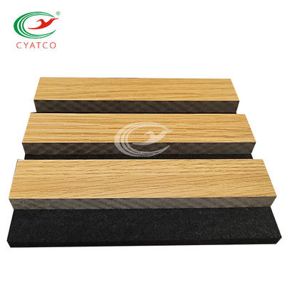 Dekoratives Furnierholz-akustische Latten-Wand haltbar