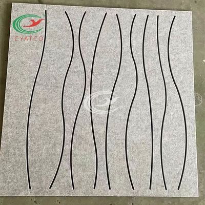 Vielseitige harmlose geglaubte Gremiums-Wand, praktische Polyester-Akustikplatte