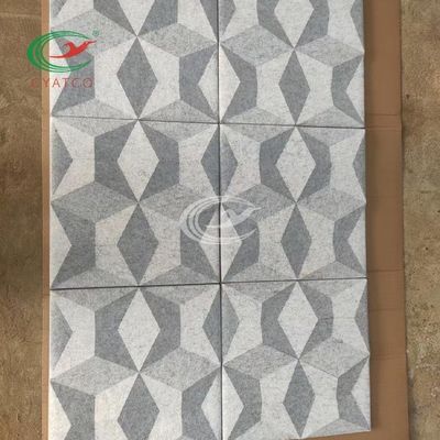 Wand-Polyester-akustische Platte Mildewproof des Diamant-3D geruchlos