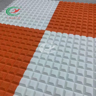 Würfel 3D maserte die Polyester-akustische Platte, die für KTV schalldicht ist