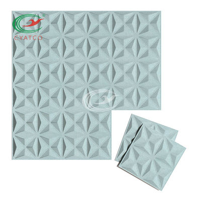 Stabiles harmloses 3D Diamond Wall Panels, Mehrfarbenaudioabsorptions-Blätter