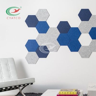 Schalldichtes Hexagon-akustische Platten praktisches Eco Soems freundlich