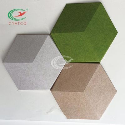 solide Fliesen des leichten Hexagon-3D, geruchlose sechseckige akustische Wände