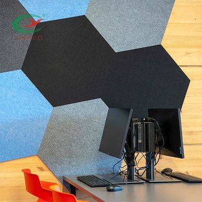 Schalldichtes Hexagon-akustische Platten praktisches Eco Soems freundlich