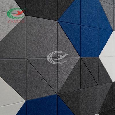 Schalldichtes Hexagon-akustische Platten praktisches Eco Soems freundlich