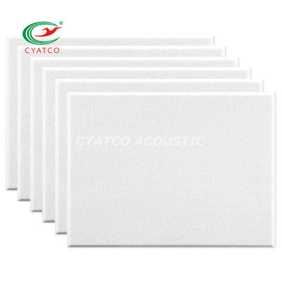 10 Pakete Weiße Akustikplatten aus Polyeaterfaser 18 mm zur Wanddekoration