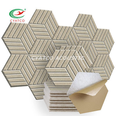 ODM Selbstklebstoff Hexagon Akustik-Panels für Musik-Raum